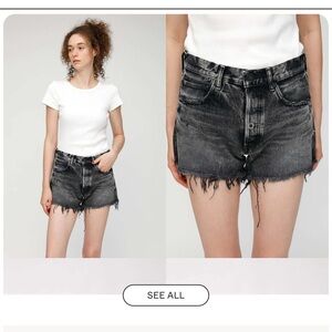 Moussy Denim Perrysburg Shorts Size 25 Worn Once